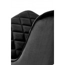 Стул HALMAR K450 черный/черный